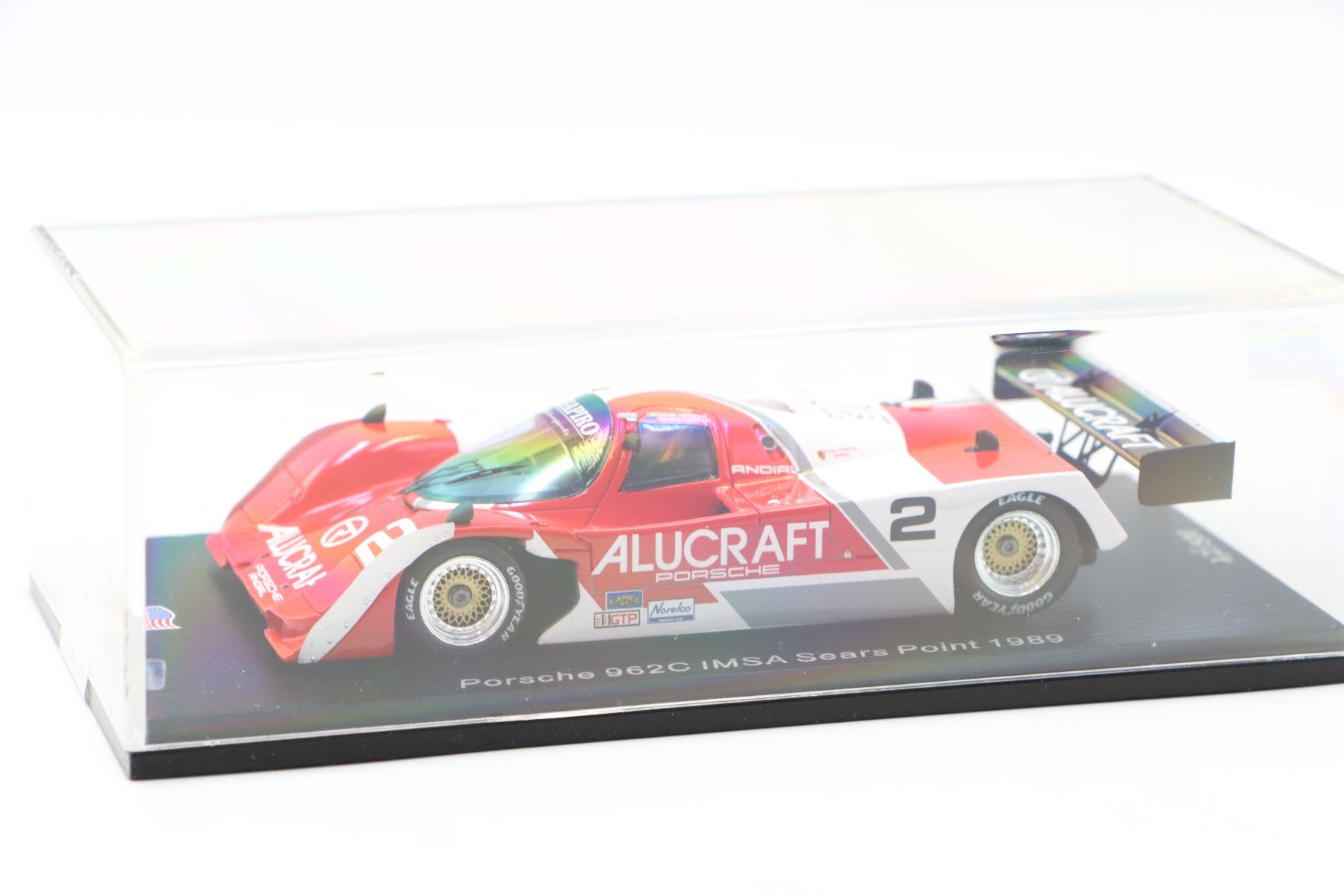 Porsche Modellini d'auto: Porsche 962C IMSA Soars Point 1989 1:43 Spark – Nuovo e nell'imballaggio originale da Bühl b.Aarberg venduto da modelldiecast 5