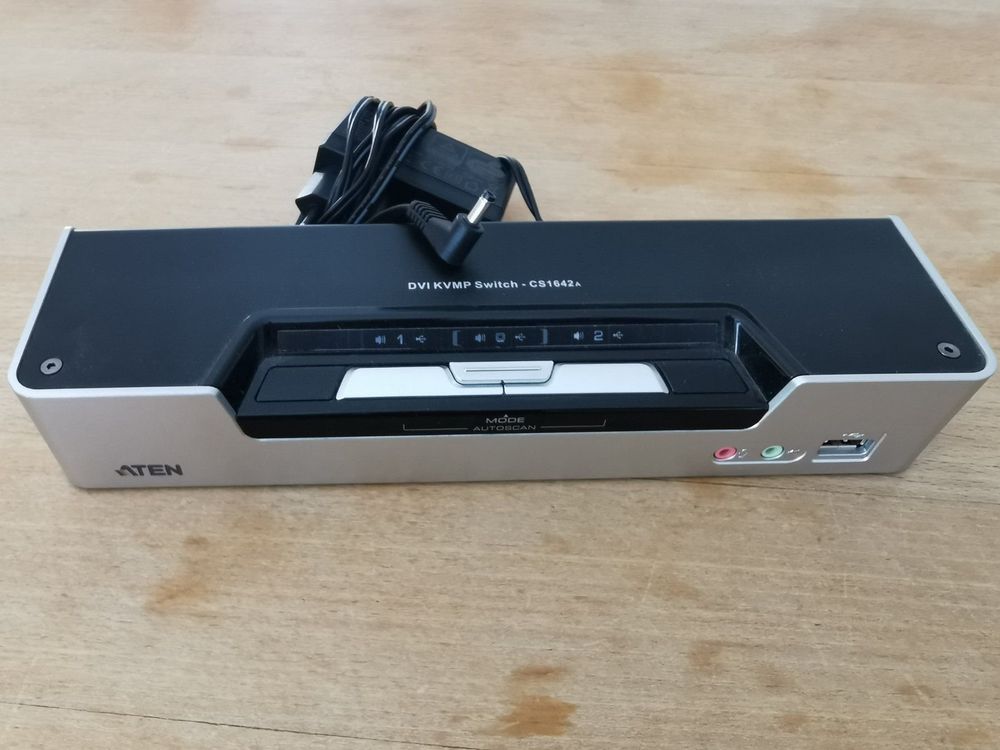 Dual Monitor, KVM Switch ATEN DVI KVMP Switch CS1642A Kaufen auf Ricardo