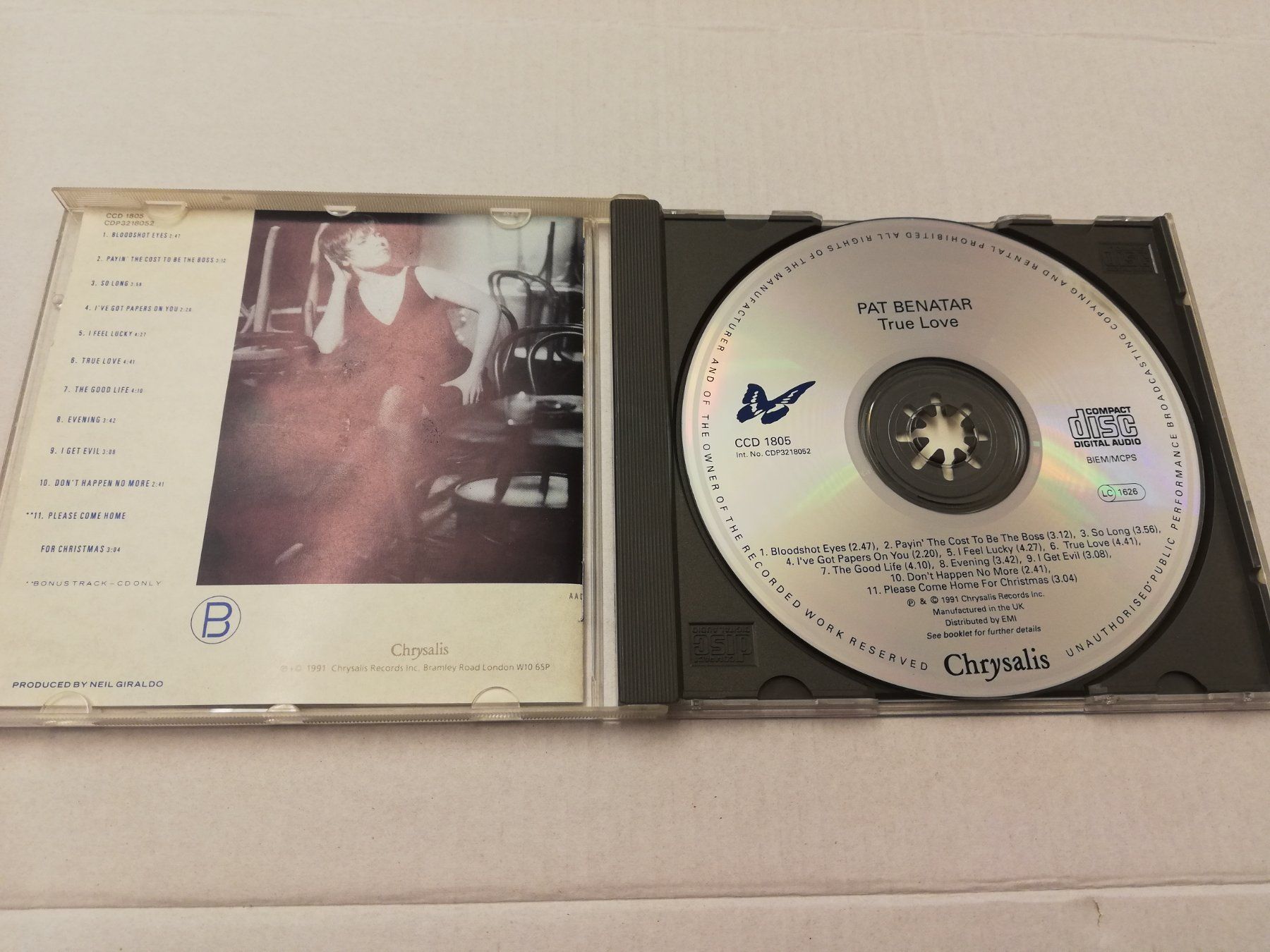 CDs: PAT BENATAR - TRUE LOVE – Gebraucht aus Bern von Vinylsound.ch 2