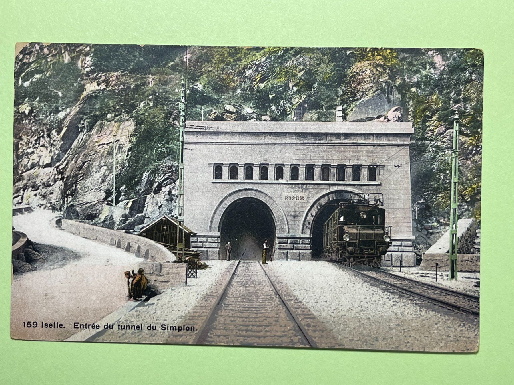 Cartoline postali: Iselle - Entrée du tunnel du Simplon – Usato da Steg VS venduto da _vinci_