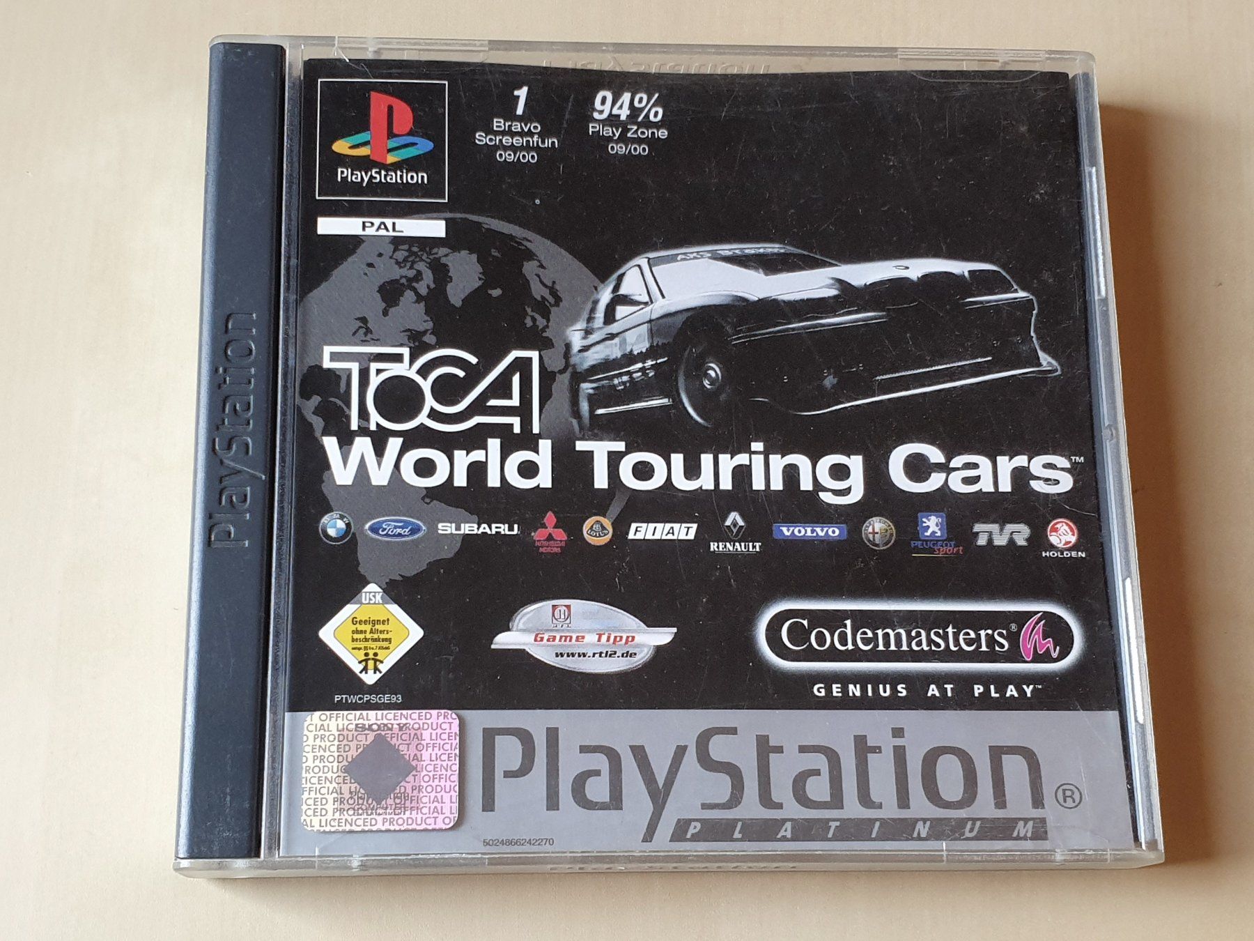 Sony Jeux: TOCA World Touring Cars – D'occasion à Stansstad par collectorsshop