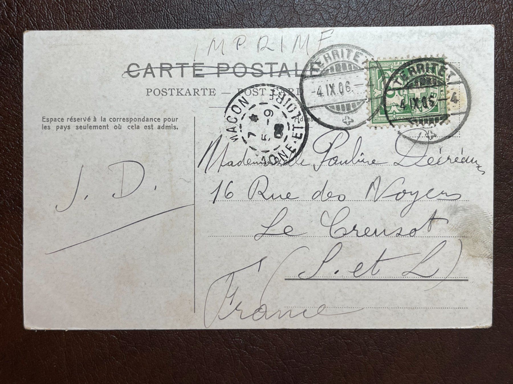 Cartoline postali: AK Genfersee - Lac Leman - 1906 – Usato da Steg VS venduto da _vinci_ 1