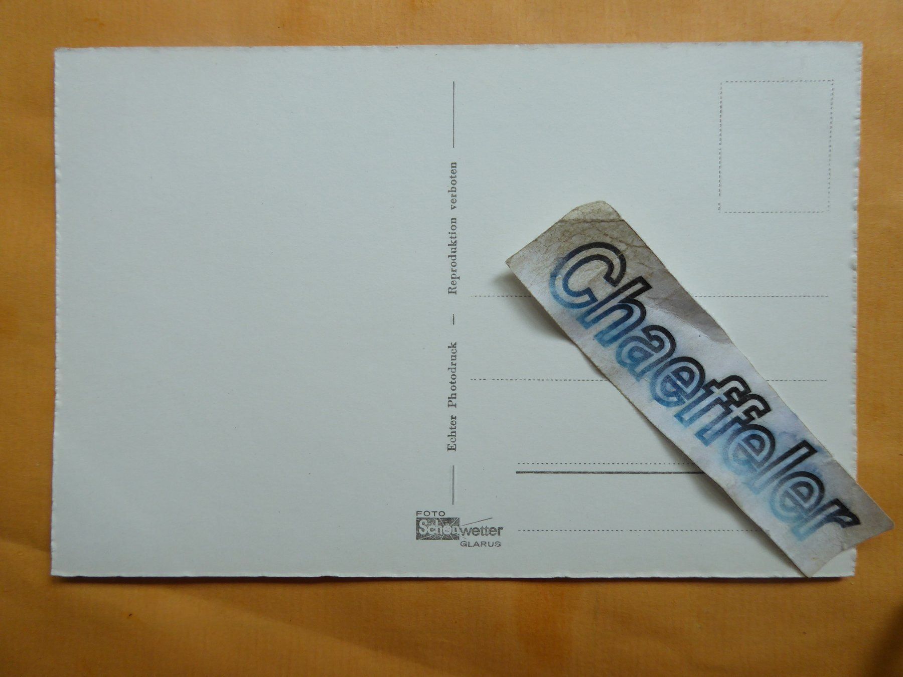 Cartoline postali: Der Klönthalersee von der Richisauer - – Usato da Zürich venduto da Chaeffeler 1