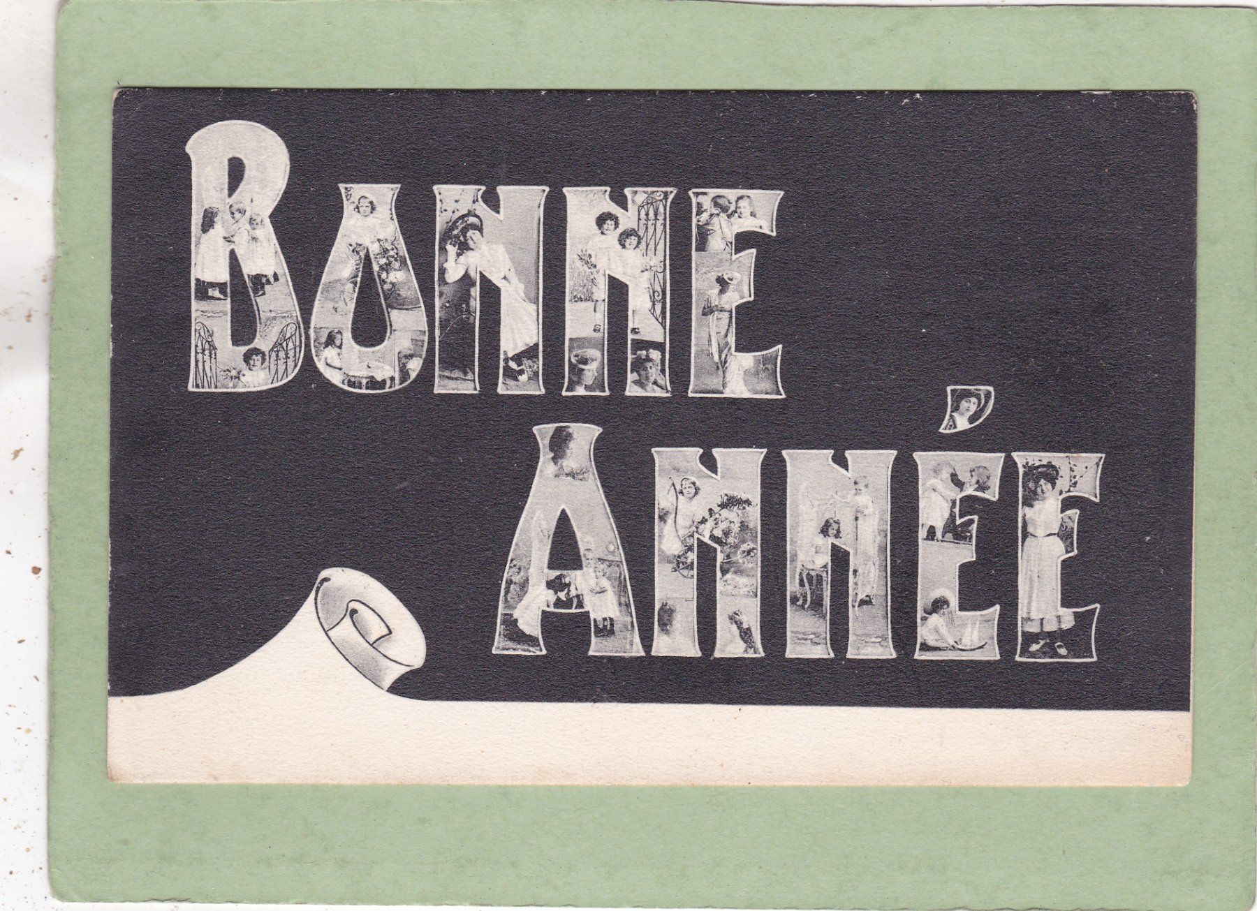 Ansichtskarten: Kitsch Bonne Année 1907 – Gebraucht aus Herisau von Lisegrat2008
