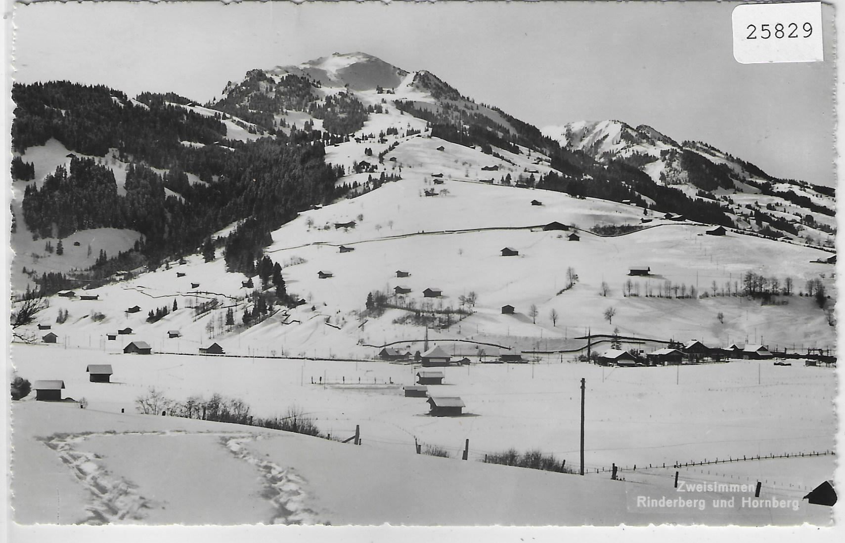 Cartoline postali: Zweisimmen - Rinderberg & Hornberg – Antico da Ettingen venduto da Kartenplanet