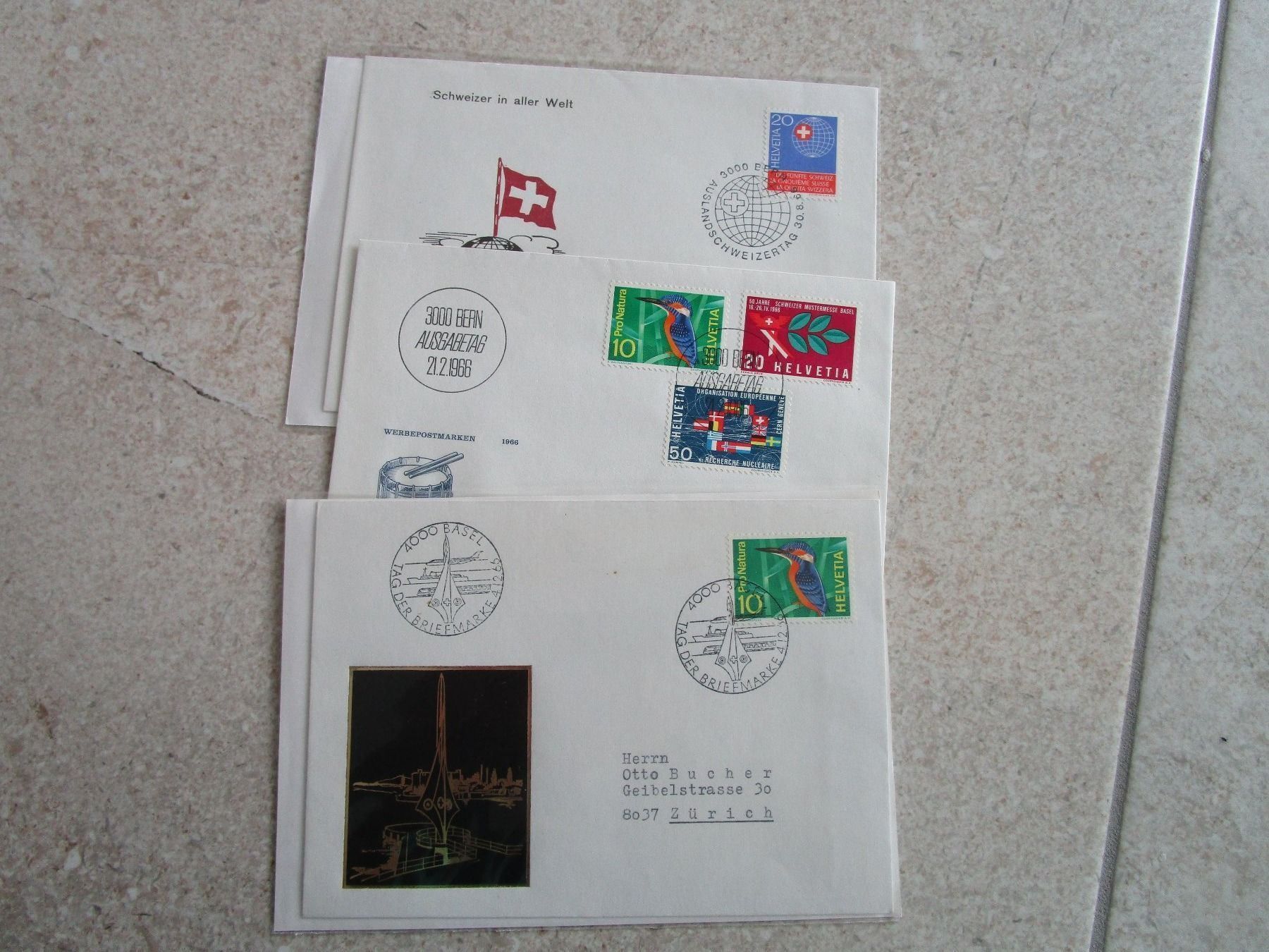 Tutti i francobolli: Schweizer Briefmarken Ausgabetag-Brief – Usato da Grenchen venduto da Uhus15 1