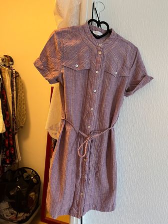 Robe d'été Kookaï T36 – robe chemise à rayures – comme neuve