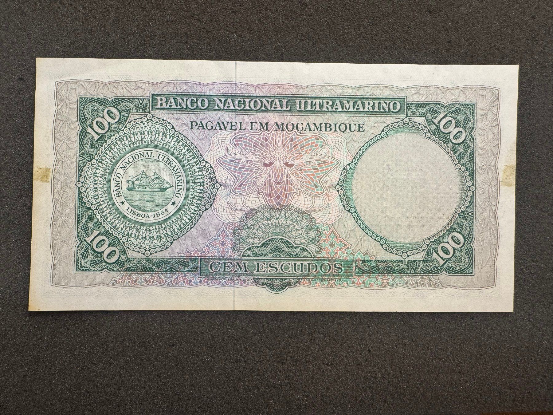Banconote: 100 Escudos Mosambik Banknote 1961 unc. – Usato da Reitnau venduto da tb-muenzen 1