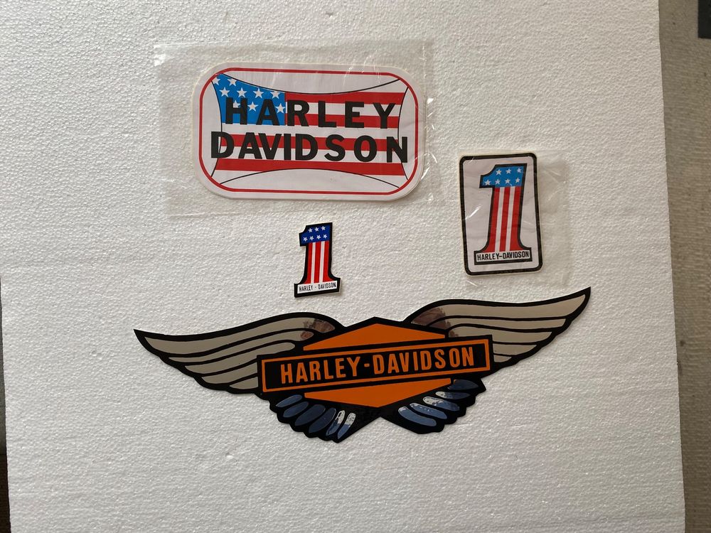 Sticker: Harley-Davidson Aufkleber Set, ungebraucht, Rarität ! – Nuovo (secondo la descrizione) da Berg TG venduto da Electrolux23