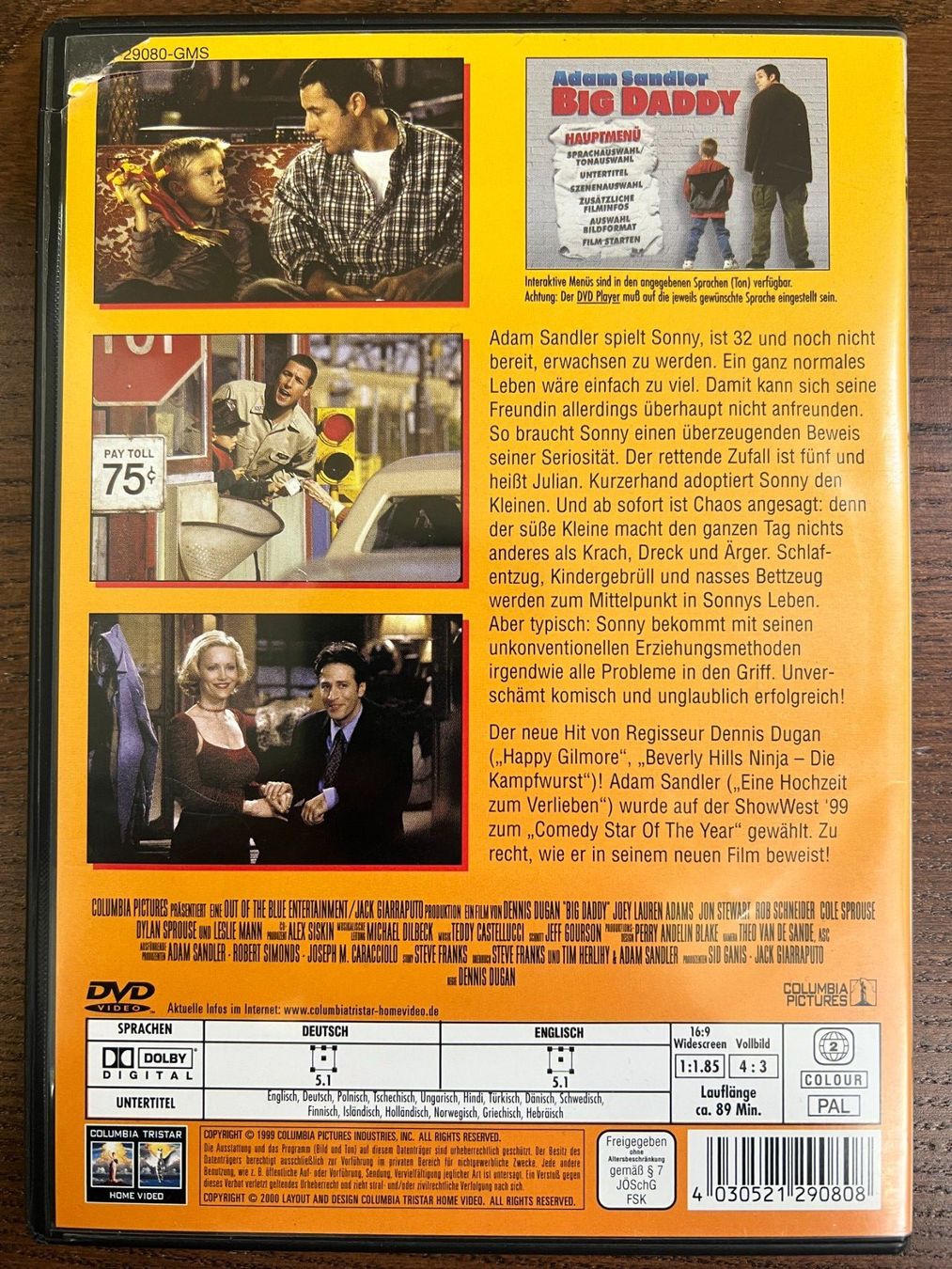 Tutti i DVDs: Big Daddy – Usato da Zürich venduto da FilmFreunde 1