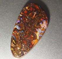 🔥 Boulder Opal Edelstein, vielen Funken & Farbenmusterni!