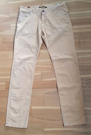 Beige Herrenjeans Zara, Gr.44