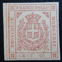 Modena Altitalien Kat. 10b * 1859 Kat. 150 Euro sign.