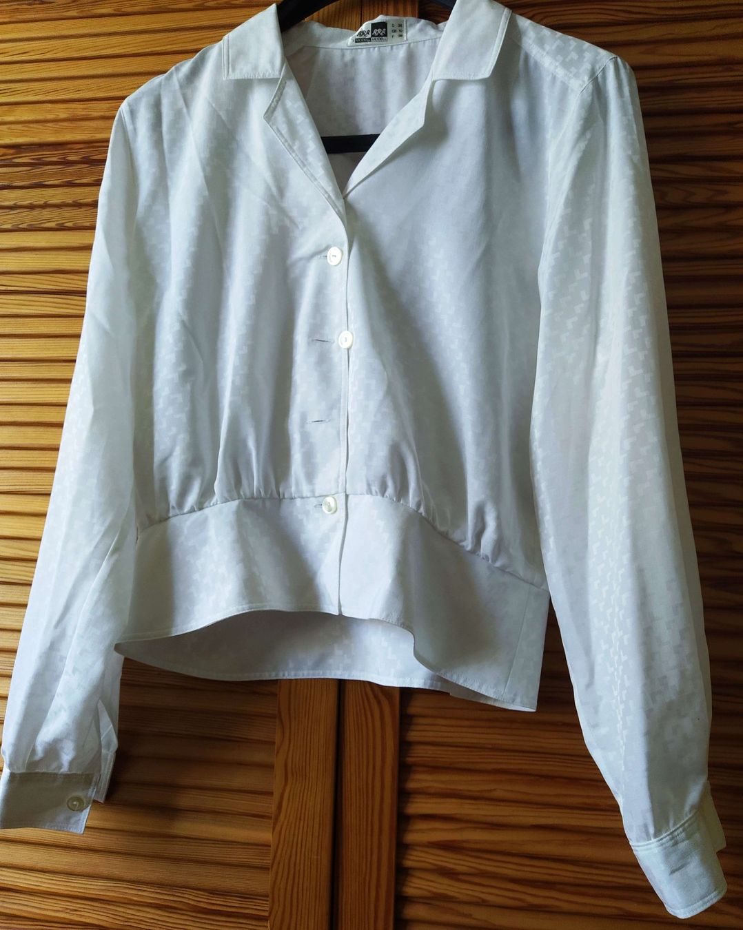Camicette: Bluse in weiss aus 100% Polyester - Grösse 38 - – Nuovo (secondo la descrizione) da Zürich venduto da 1-2-3 2