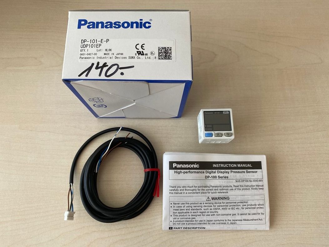 Panasonic Componenti elettronici: Drucksensor Panasonic – Nuovo e nell'imballaggio originale da Bütschwil venduto da Amazing_target
