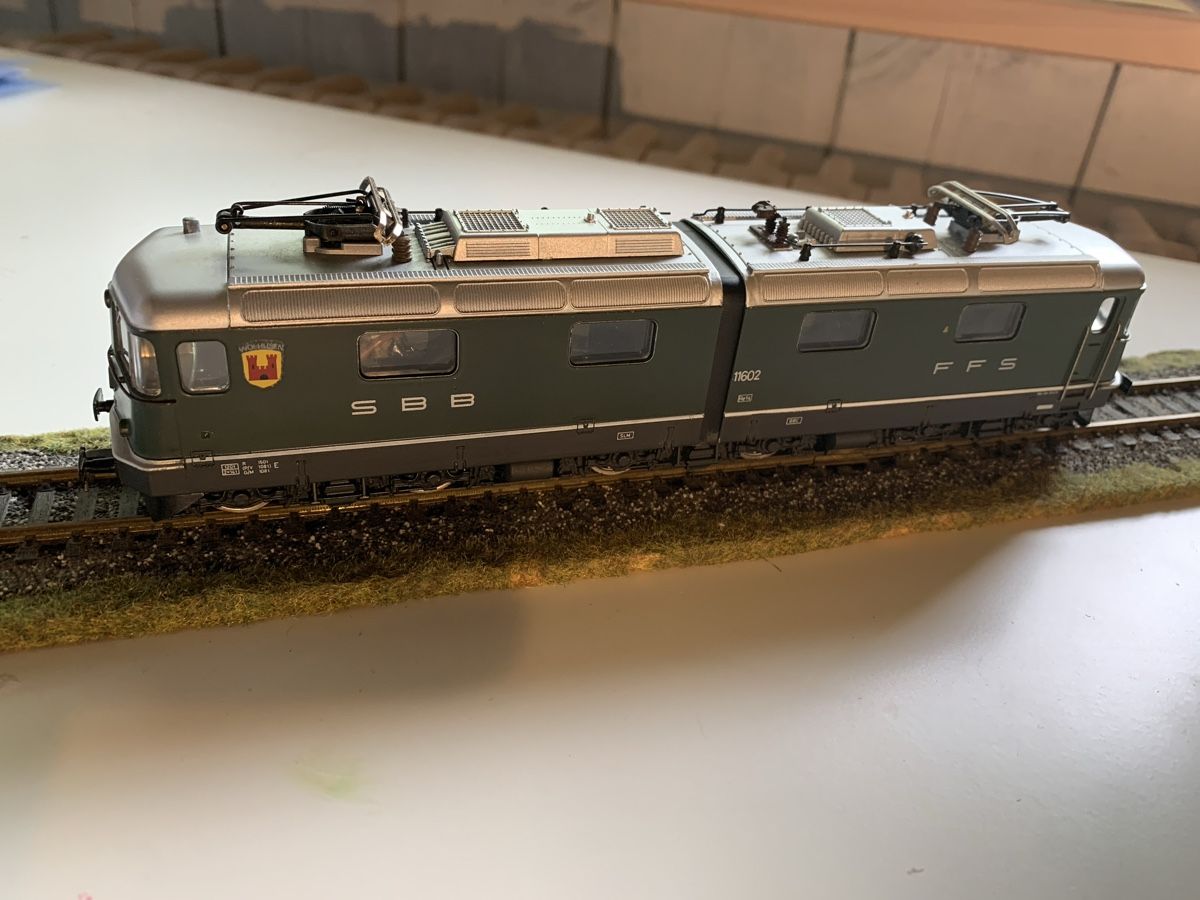 Hag Modellini di ferrovie: HAG Re 6/6 11602, 2. Version, mit Decoder ,Nr.H30 – Usato da Winden venduto da EmilNeu 1