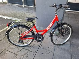 Kinderfahrrad rot Marke Zoom, 24 Zoll