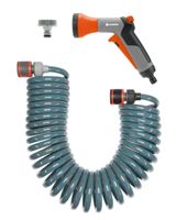 Gardena Spriralschlauch/Gartenschlauch Set 10m,inkl. Brause