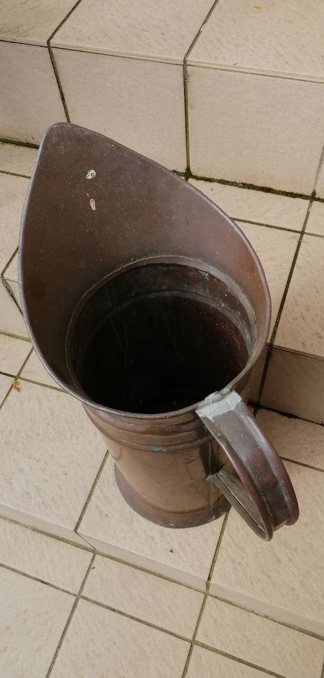 Vasi per fiori: pot en cuivre ancien  – Usato da Lausanne venduto da Jdelta