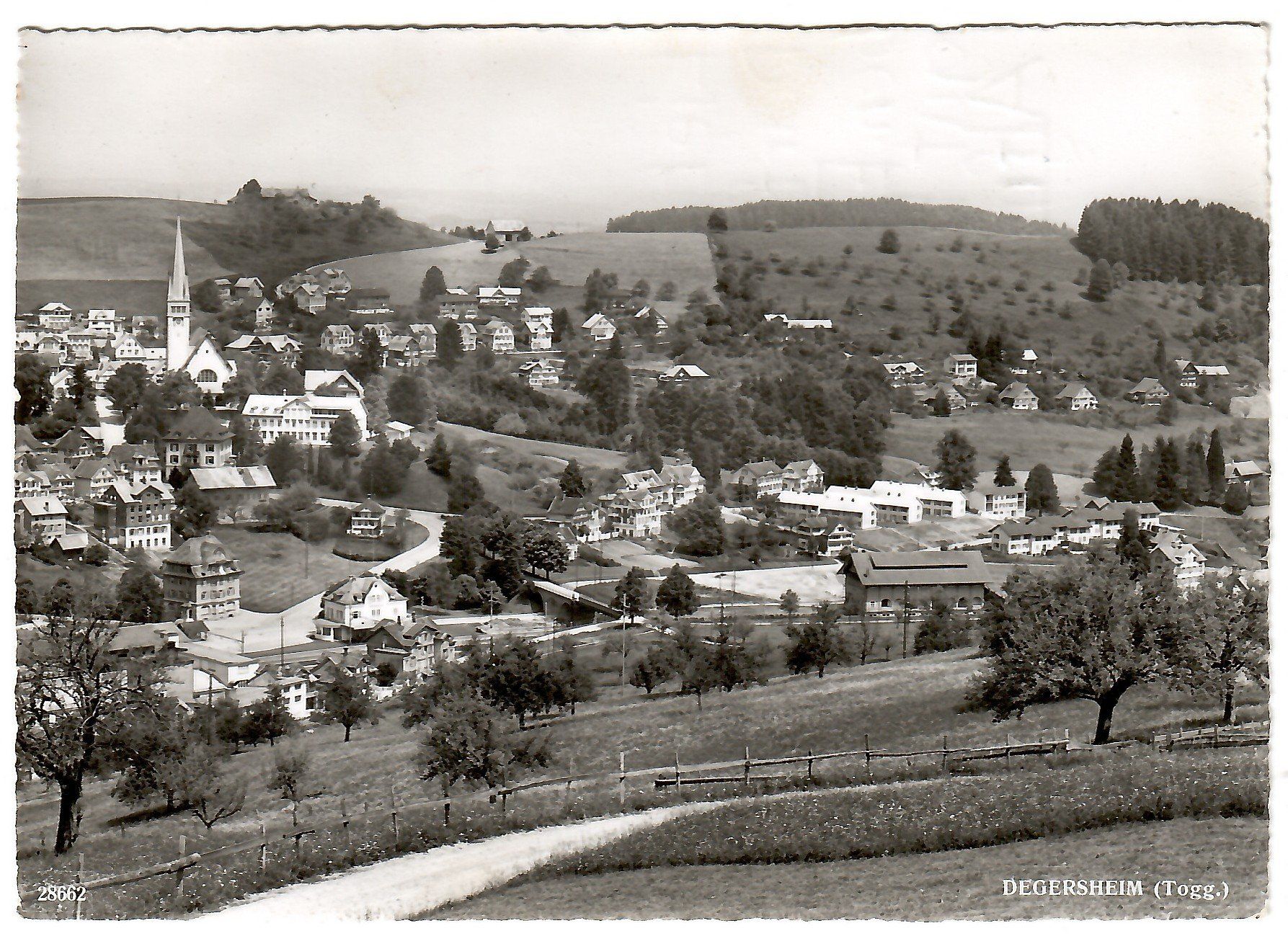 Cartoline postali: Ansichtskarte   Degersheim   (Togg.) – Usato da Kerns venduto da etma3