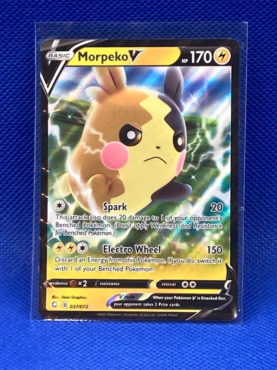 Pokemon - Carta singola MORPEKO 035/072 Reverse Holo SHINING FATES