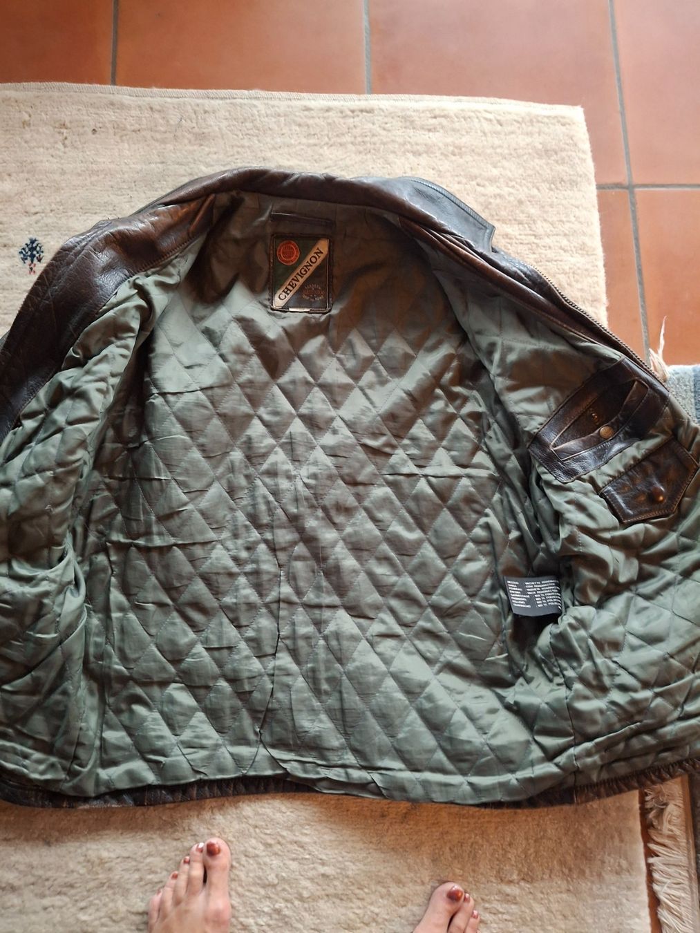 Jacken: Herren Rindleder Winterjacke mit Patina – Gebraucht aus Röschenz von Zorro046 2