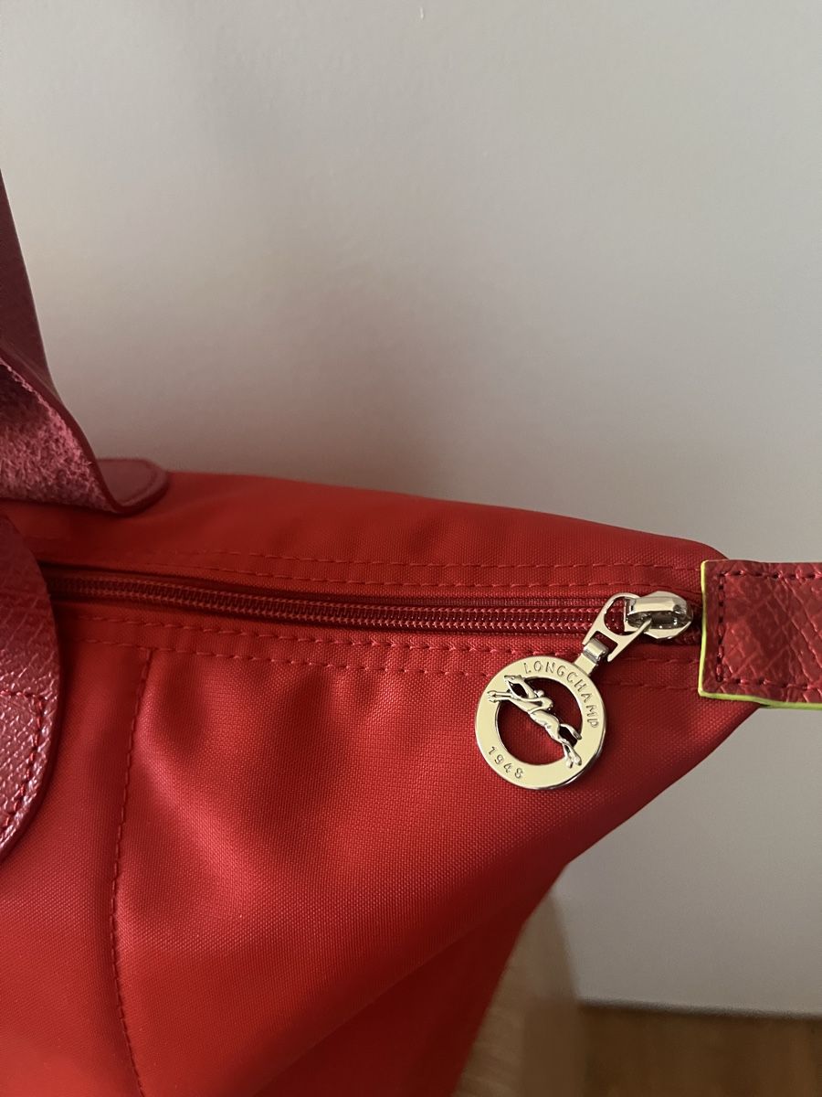 Longchamp Taschen für Damen: Longchamp le pliage taille L - neo rouge  – Gebraucht aus Lausanne von Cupcake.vanille 3