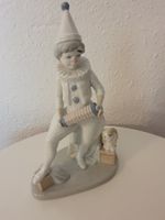 Clown mit Zipfelhut Porzellan  m.Hund Spain
