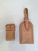 Louis Vuitton leder Tag Anhänger 100% Original