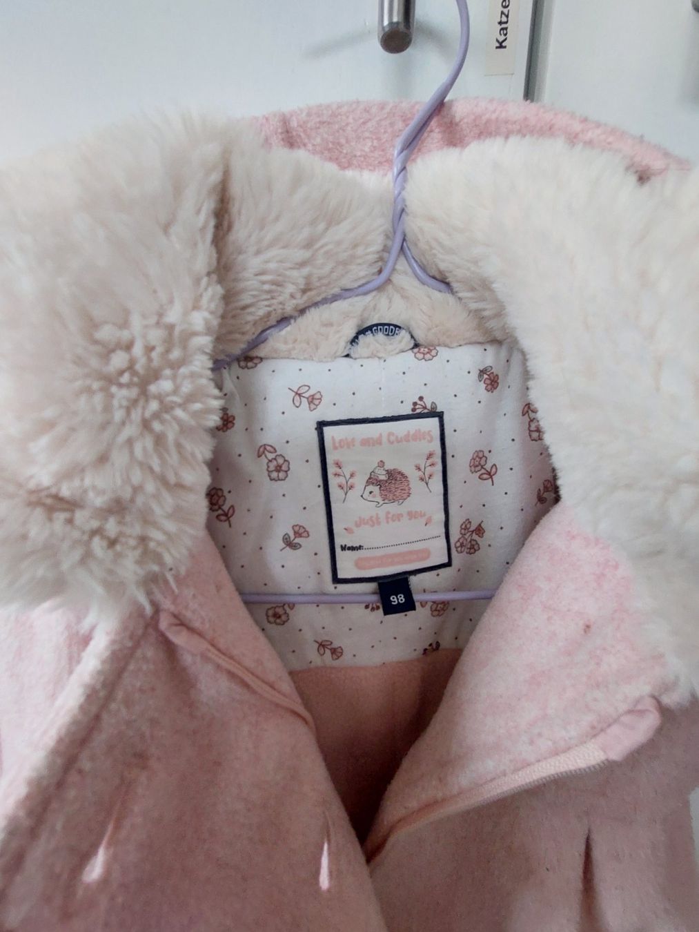 C&A Giacche & Cappotti: Winterlicher Mädchen Mantel, Gr 98, Rosa – Usato da Büttikon AG venduto da lca_v7pb 6