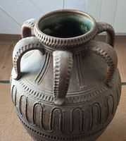 Vintage Terracotta Vase with Handles - Rustic Charm!