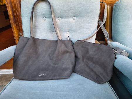 Umhängetasche SET gross und Klein /Handtasche und Necessaire
