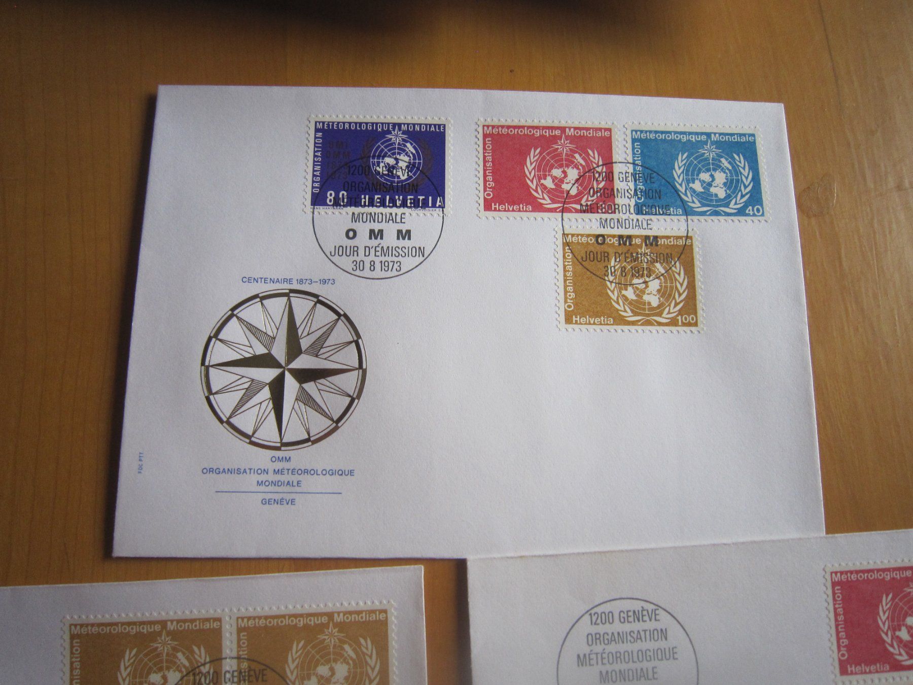 Tous les timbres: GA 1973 FDC Serie und 4er OMM – D'occasion à Gordola par Polentaefung 1