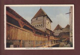 CHILLON - Cour des Oubliettes - Tour de Défense