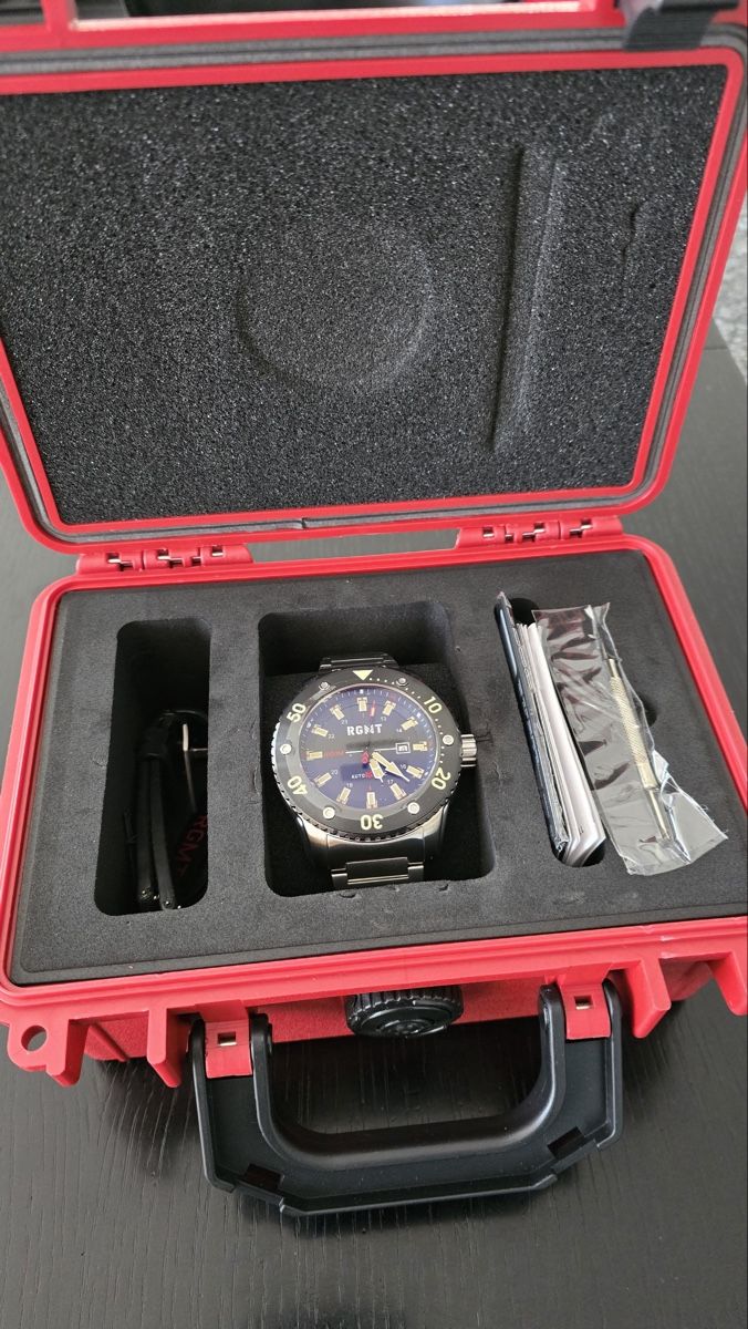 Orologi: RGMT STEALTH BLACK Automatik Uhr – Nuovo e nell'imballaggio originale da Seftigen venduto da Kadi61