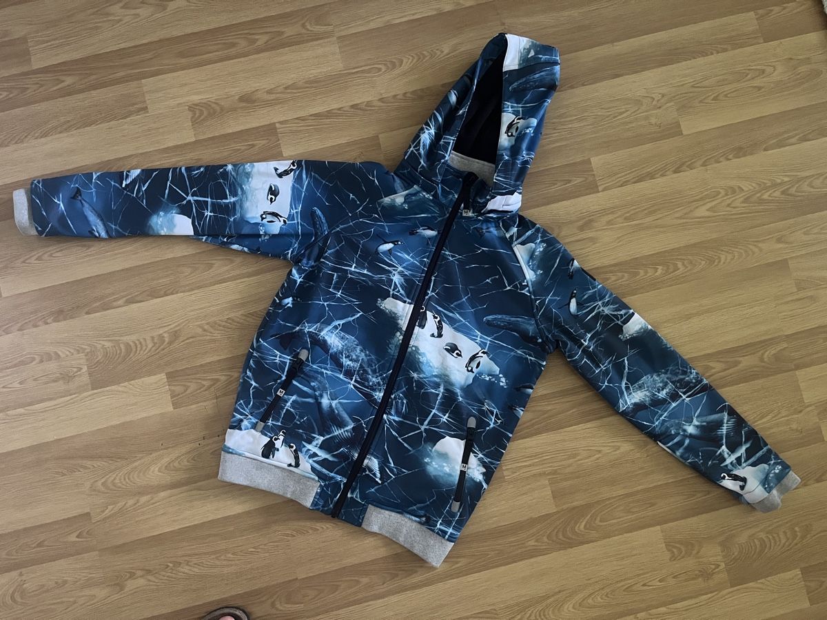 Molo Jacken & Mäntel: Molo Softshell Jacke Gr. 164 Pinguin Wal – Gebraucht aus Zug von Butternut1