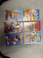 VHS Kassetten Disney 6er Set Mickey Micky Duck Gummibären