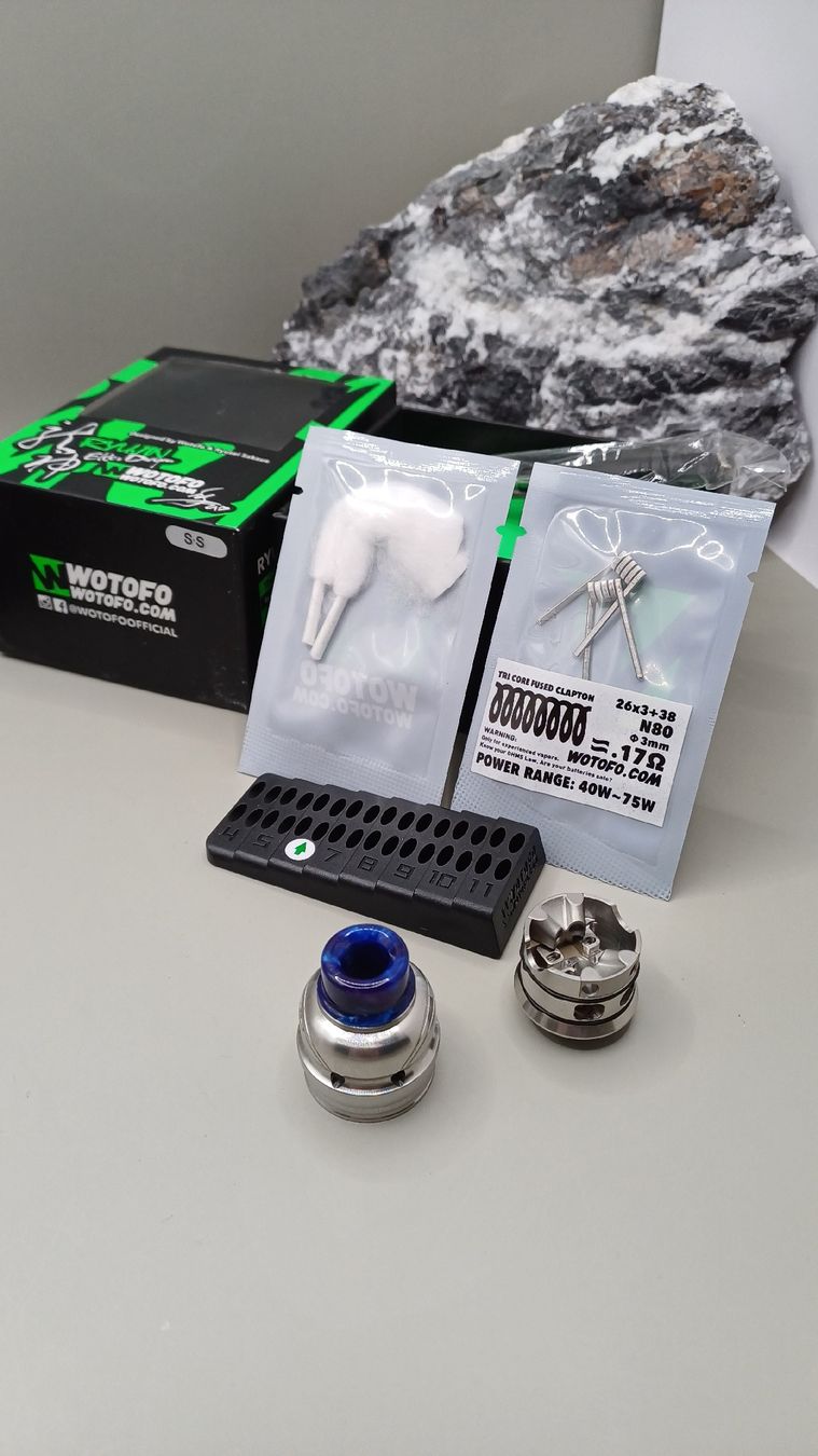 Altri Prodotti per fumatori: Wotofo Elder Dragon Rda SS (Neu) – Nuovo e nell'imballaggio originale da Kloten venduto da Epoxygalaxy.ch