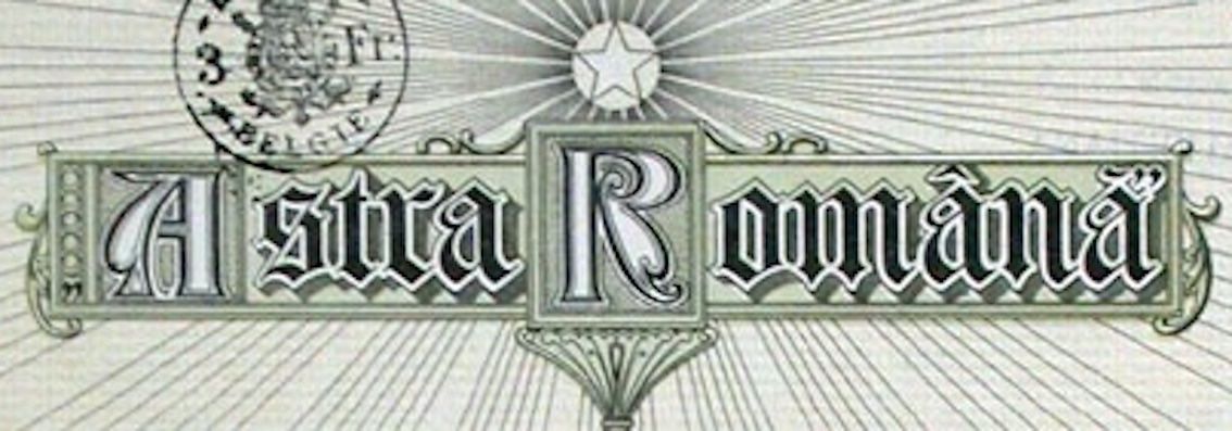 Dokumente: Astra Romana, Bukarest - 1930 – Gebraucht aus Solothurn von Sgasche 1