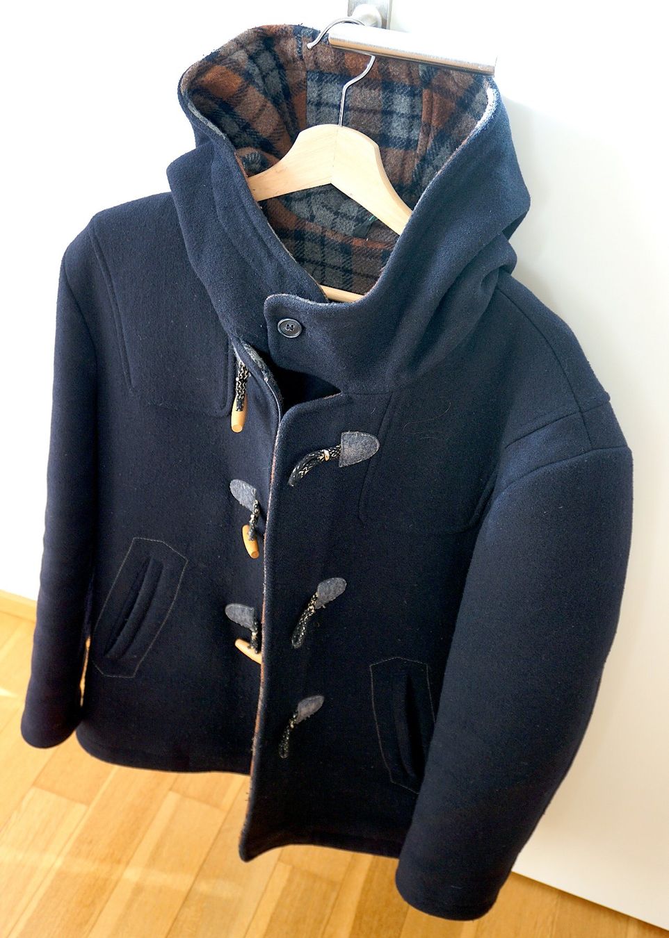 Cappotti: Herrenmantel mit Kapuze Navy – Usato da Hagendorn venduto da Panto100 1