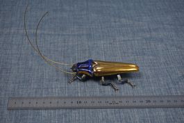 Käfer blau goldfarben