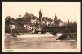 Bremgarten, Ortspartie mit Flussbrücke