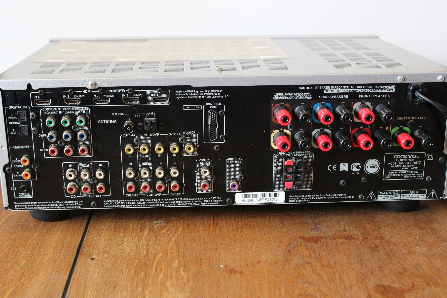Onkyo Ricevitori: ONKYO AV-Receiver TX-SR577, silber – Usato da Buchs AG venduto da Chesti1610 1