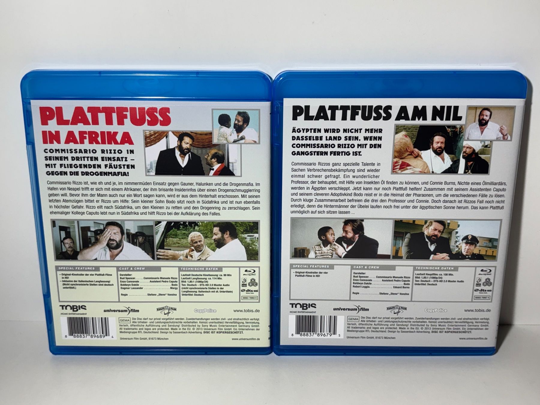 Alle DVDs: Die grosse Plattfuss-Box - Bud Spencer Blu Ray – Gebraucht aus Wilderswil von Sstriker 7