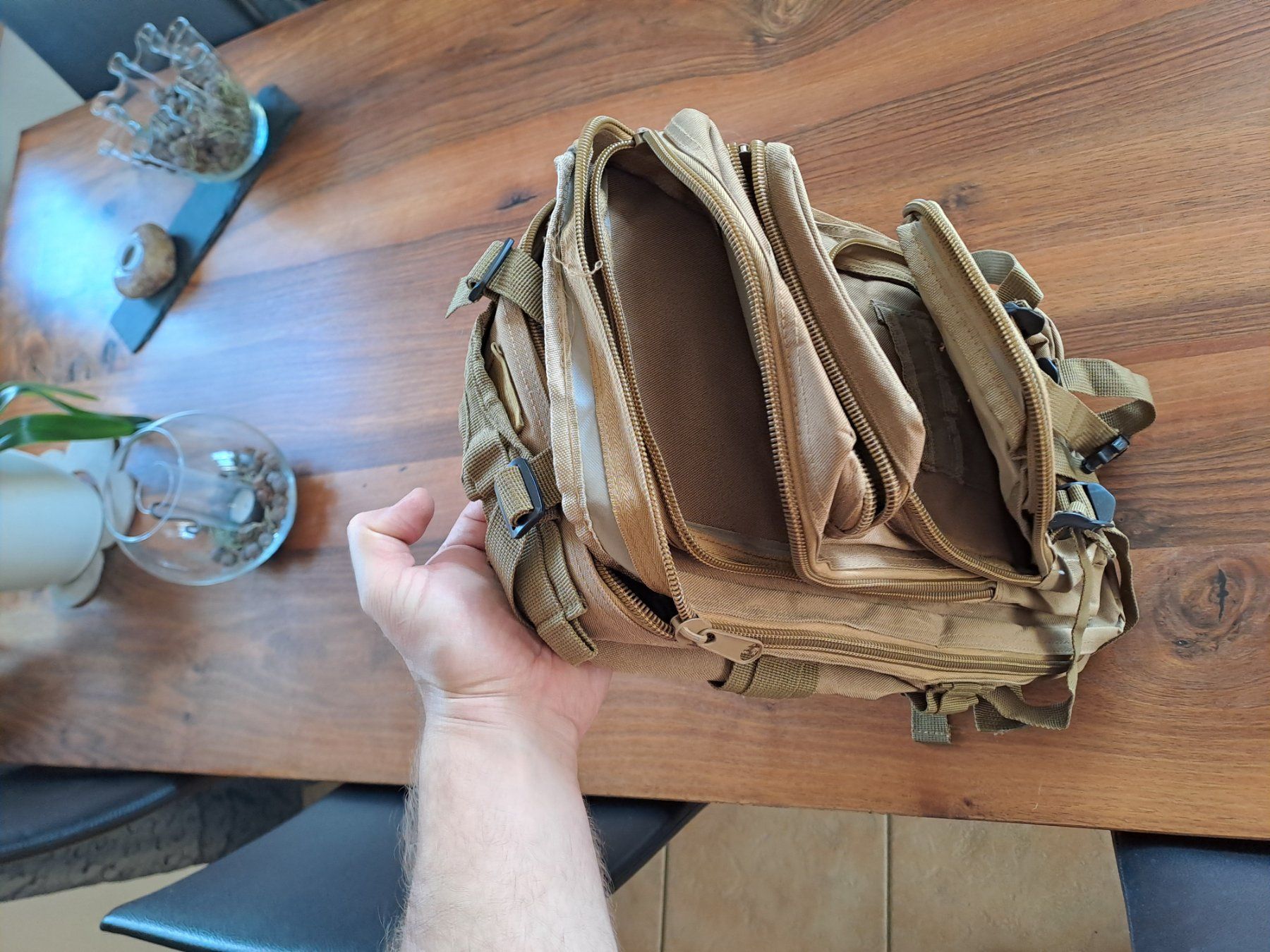 Zaini: Kleiner Rucksack mit vielen Fächern ungebraucht – Nuovo (secondo la descrizione) da Steinerberg venduto da mat_h2m5 2