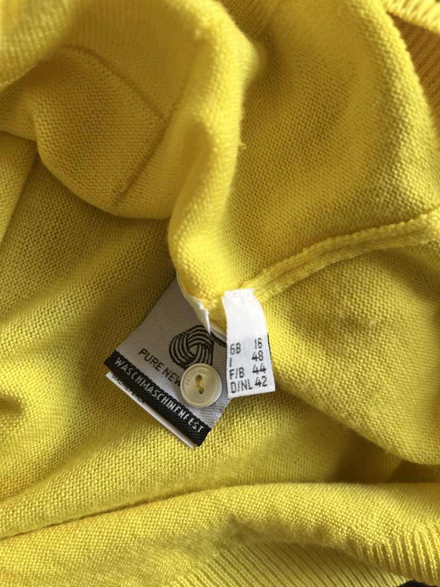 Peter Hahn Maglioni & Felpe: Cardigan Peter Hahn yellow size 44 with spots – Usato da Lausanne venduto da Danash 8