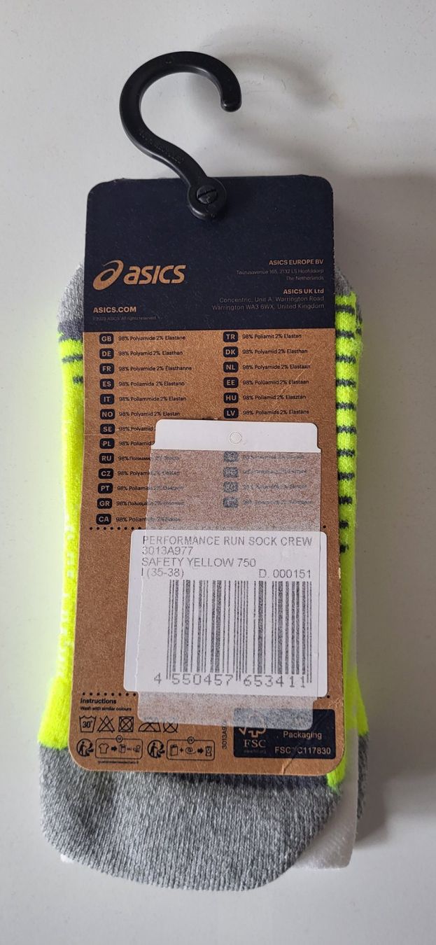 Asics Calze: Asics cushionned perfromance sock 35-38 – Nuovo e nell'imballaggio originale da Morlon venduto da zz99 1