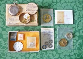 Lot Vintage ZENITH Ersatzteile für Taschenuhren  - Teile
