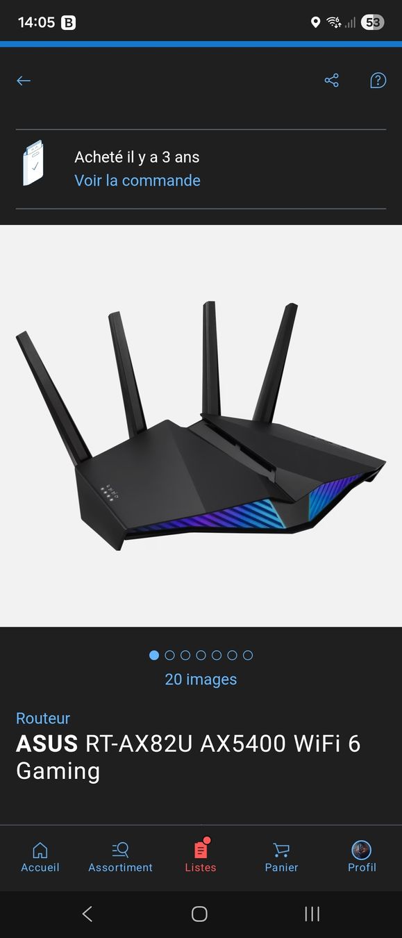 Asus Modems & Router: Asus routeur RT-AX82U- WI-FI 6 – Gebraucht aus Vouvry von ENEtikGaming 3