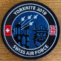 Schweizer Luftwaffe Yorknite 2019 RAF Leeming Patch